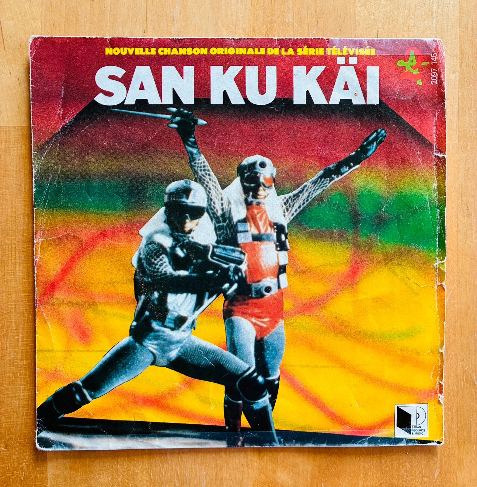 Disque vinyle 45T générique San Ku Kaï.